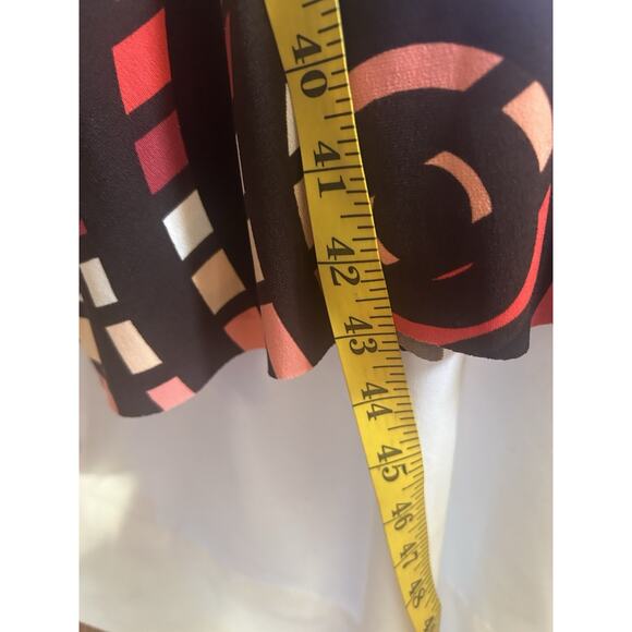 Vtg. Y2K My Michelle Groovy Halter Fit and Flare Dress Juniors Size Large Brown - Picture 9 of 9